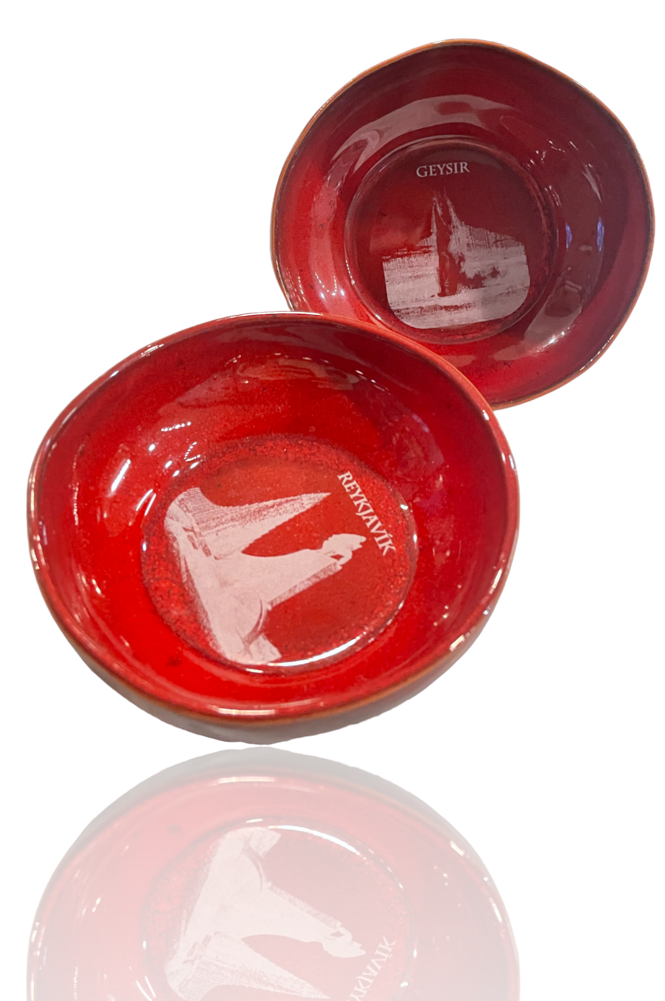 Handmade Iceland Themed Bowls Handmade Iceland Themed Bowls